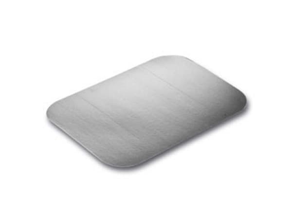 Låg karton plan med Alu/PE indvendigt 255x185 mm til 1850 ml alubakke,400 stk/krt