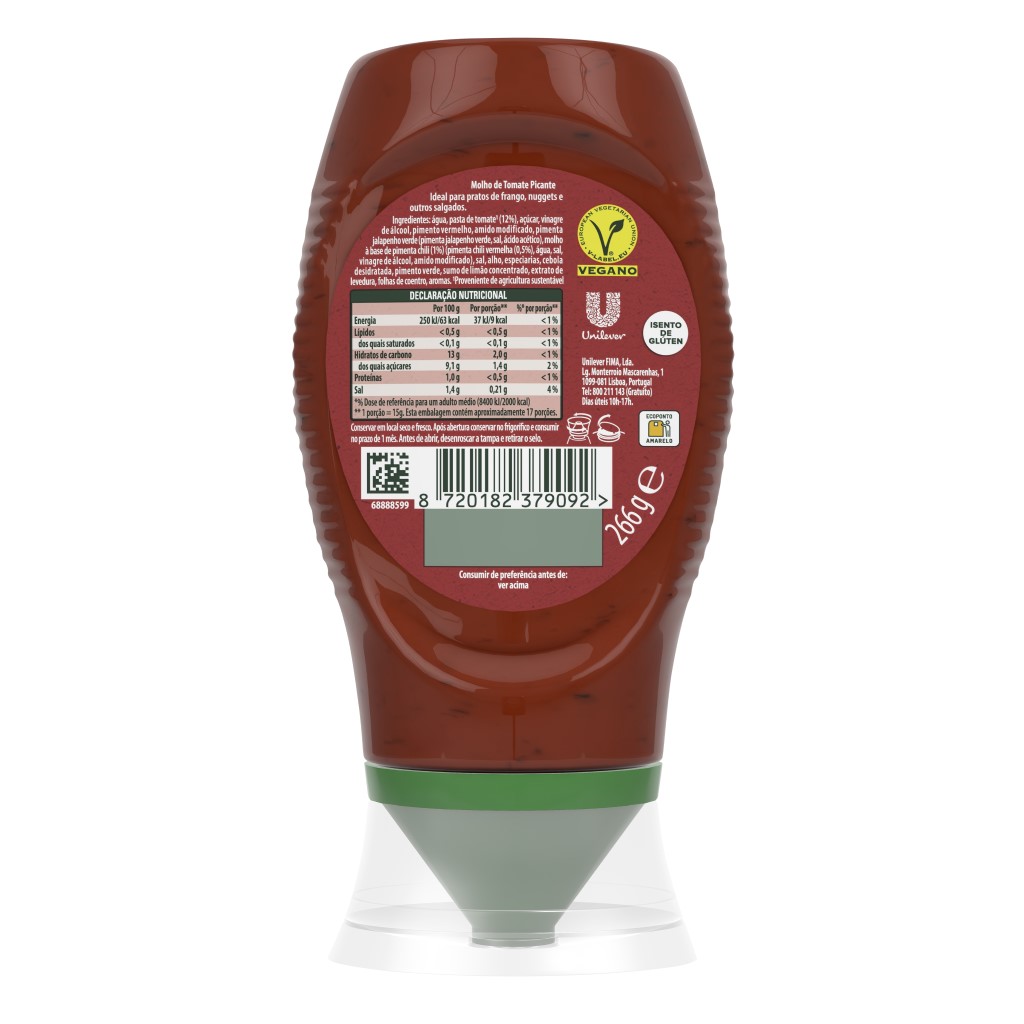 MOLHO HOT CHICKEN CALVÉ 266G
