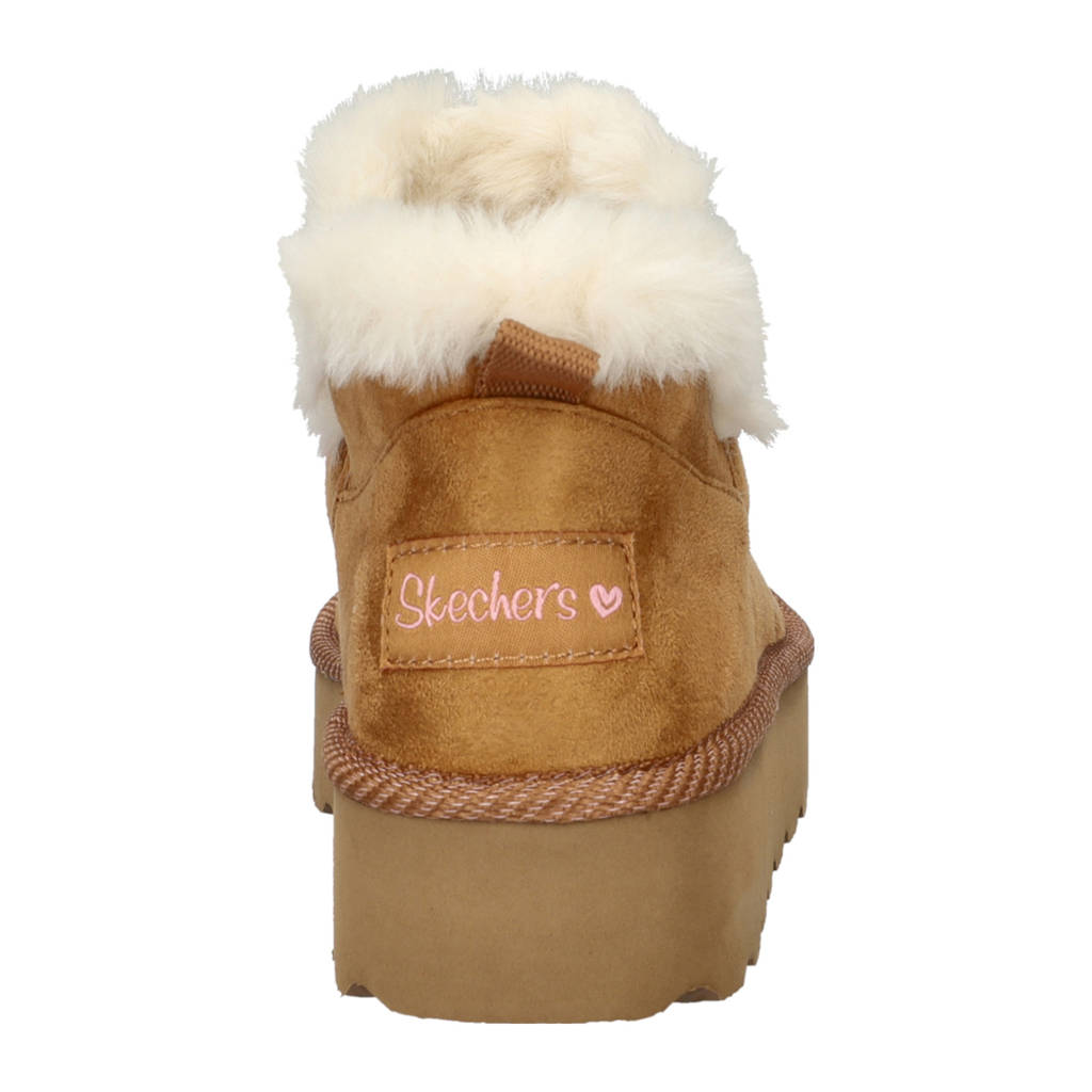 Skechers GlamSlam Hienkelboots cognac