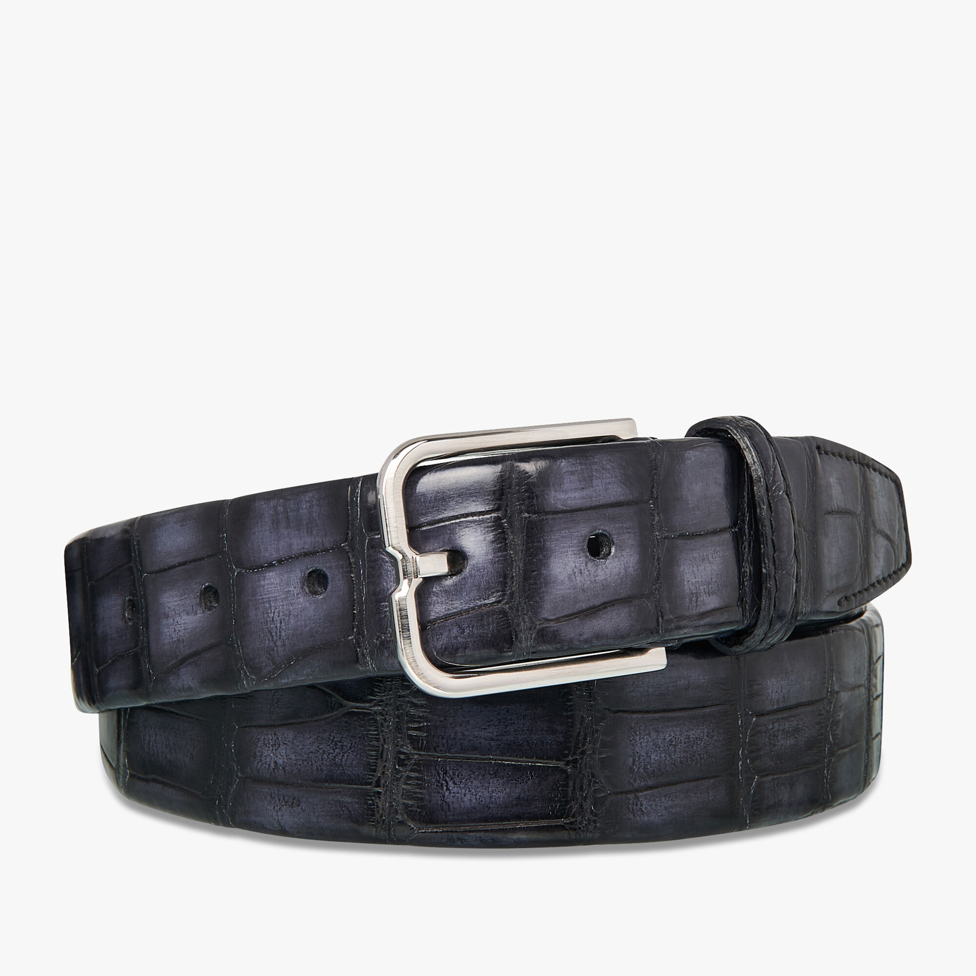 Ceinture Essence En Cuir D'Alligator - 35 MM