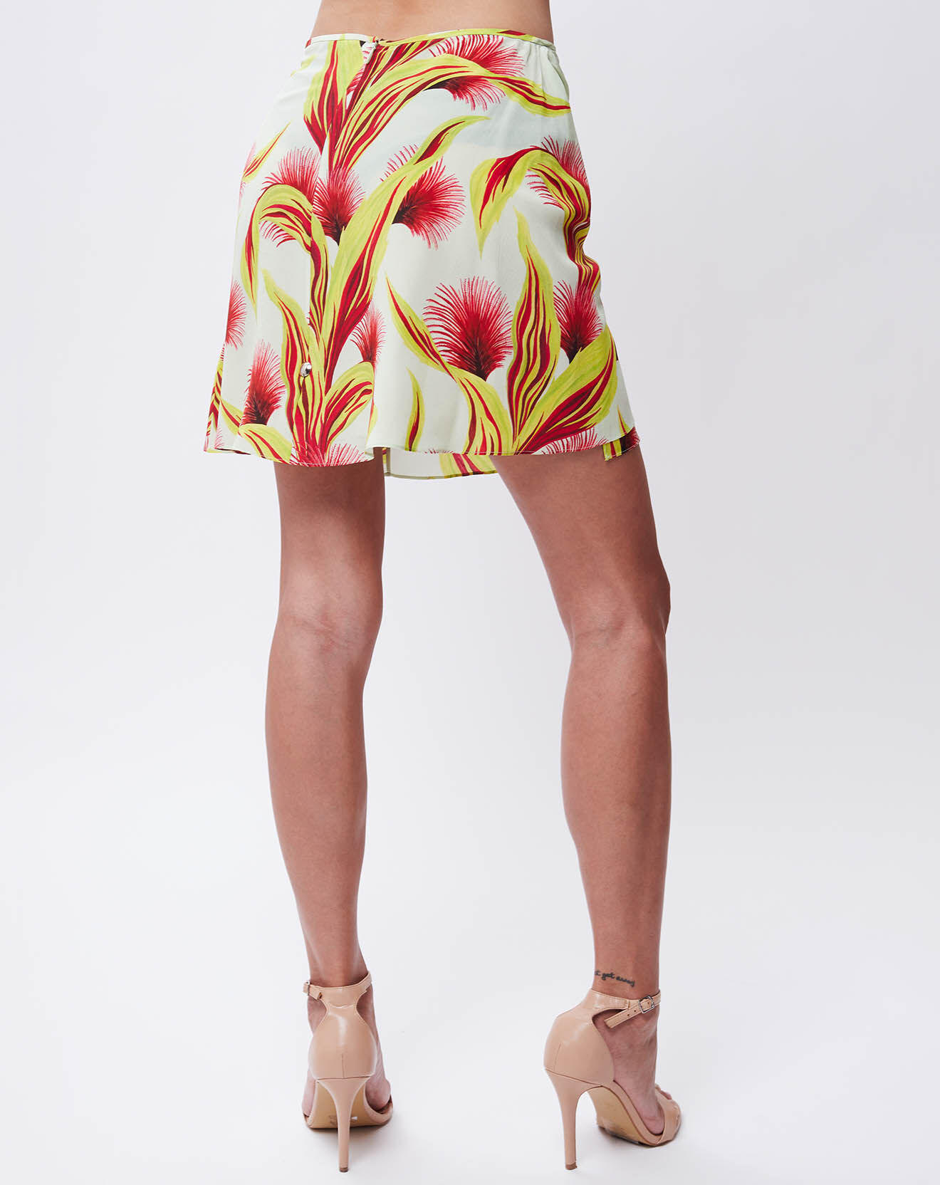 John Galliano Jupe 100% Soie Elsa multicolore