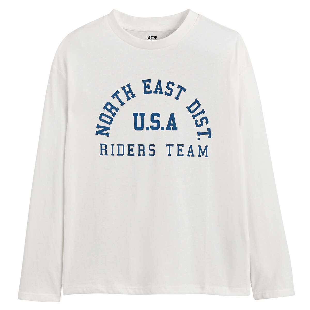 COLEÇÕES LA REDOUTE<br>Camiseta de manga comprida com texto