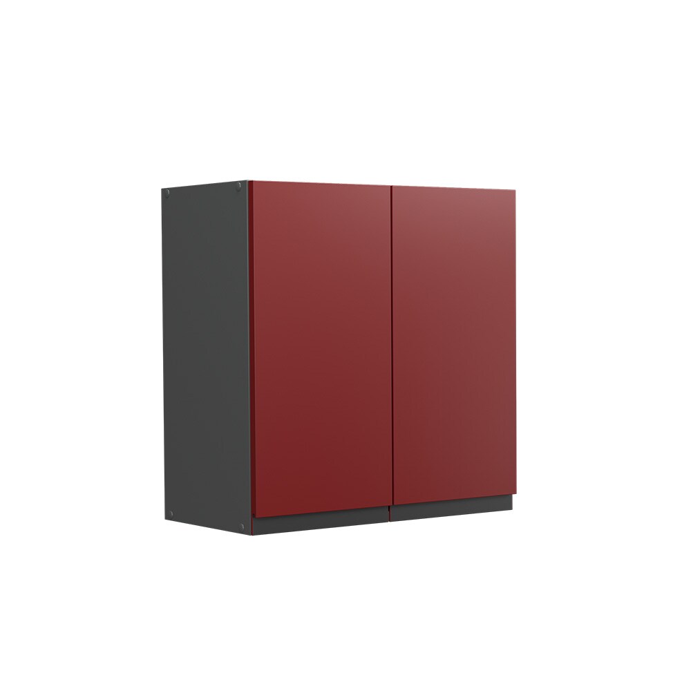 Vicco Hängeschrank Küchenschrank Küchenmöbel R-Line J-Shape Anthrazit Rot 60 cm modern