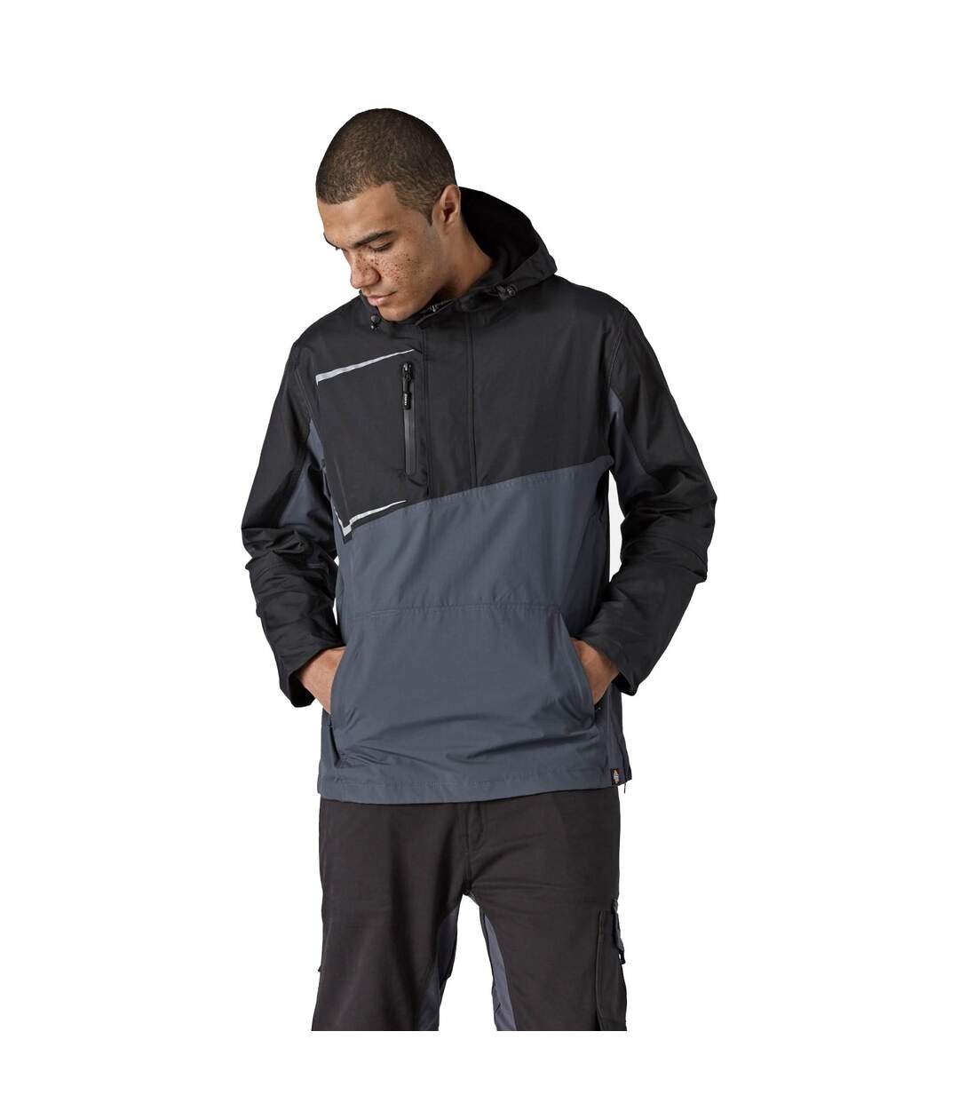 Dickies - Veste imperméable GENERATION OVERHEAD - Homme (Gris / Noir) - UTFS9179