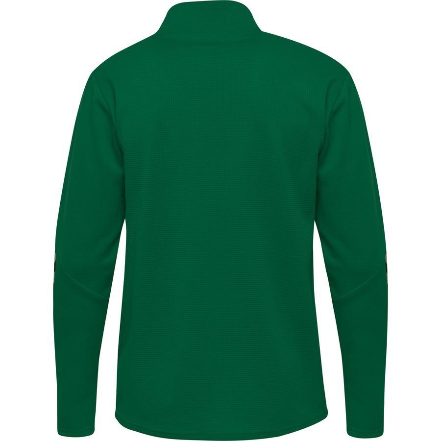 Hummel Maillot d'Entraînement Authentic 1/2 Zip - Vert/Blanc