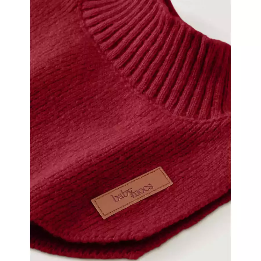 BabyMocs Schal Vegan burgundy