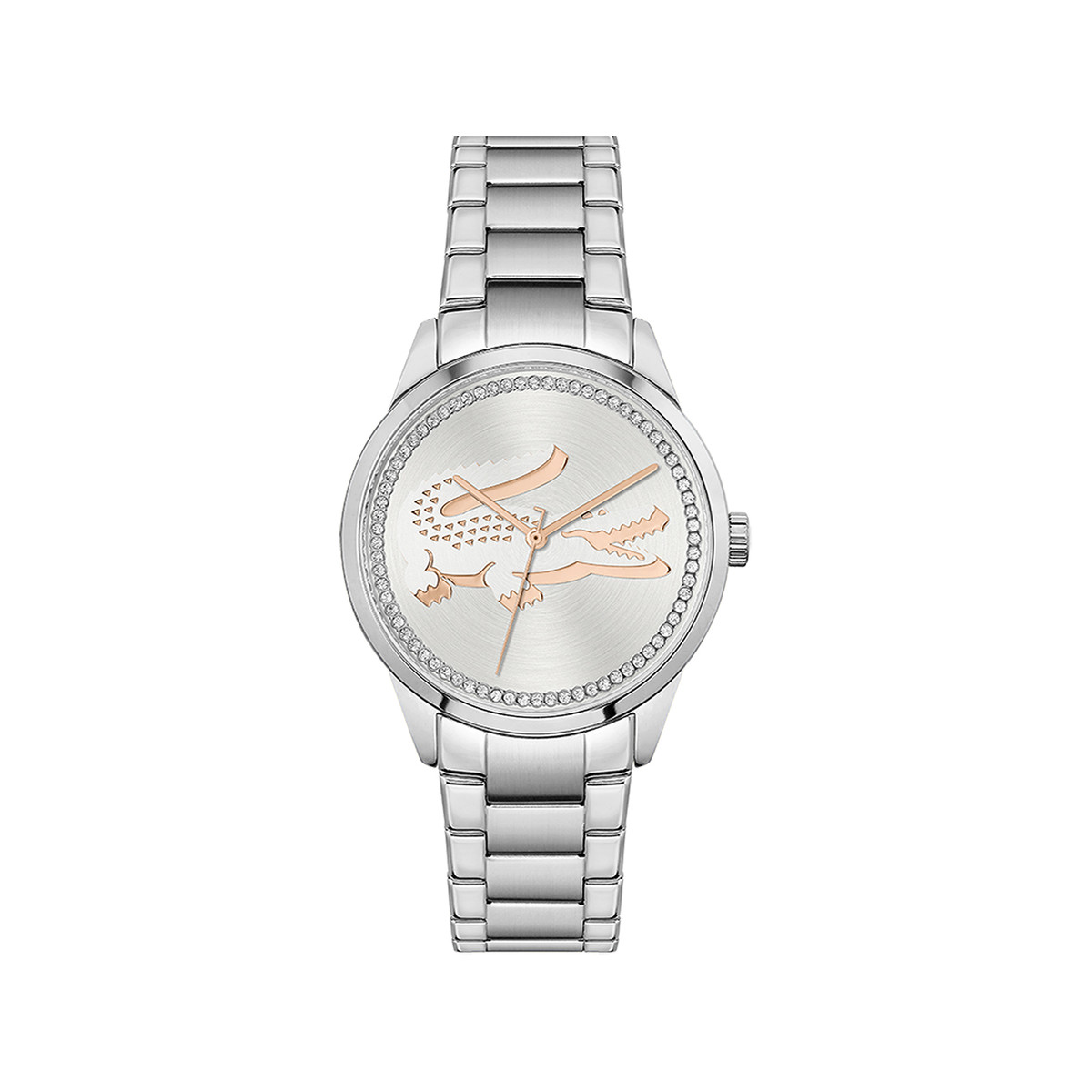 Montre LACOSTE Femme acier argenté.