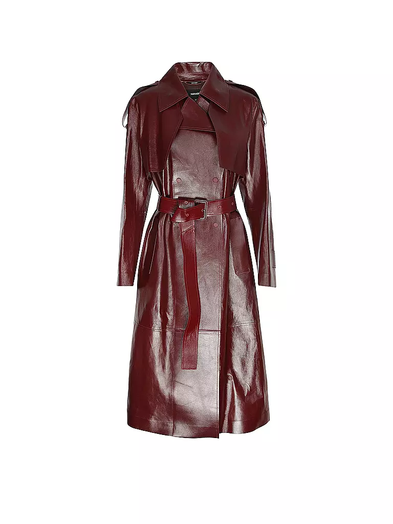 MACKAGE Ledermantel CARMELA dunkelrot