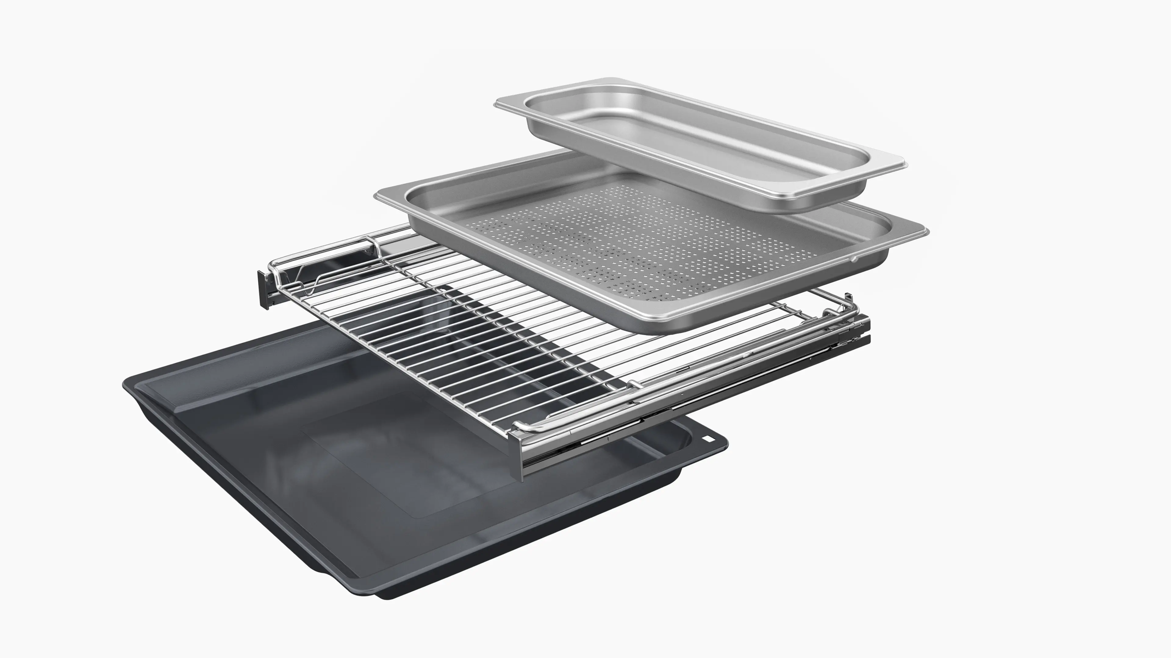 Serie 8 Compacte bakoven met volwaardige stoom 60 x 45 cm Mat zwart