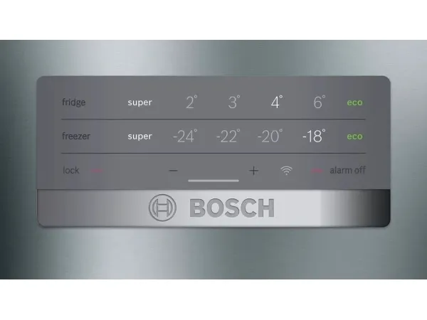 Bosch Serie | 4 KGN397IEQ - Køleskab/fryser - bund-fryser - bredde: 60 cm - dybde: 66 cm - højde: 203 cm - 368 liter - Klasse E - rustfrit stål