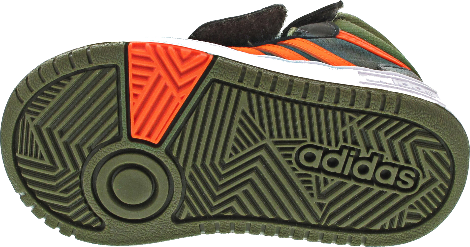 adidas Hoops 3.0 CF I Lauflernschuh Klett grün