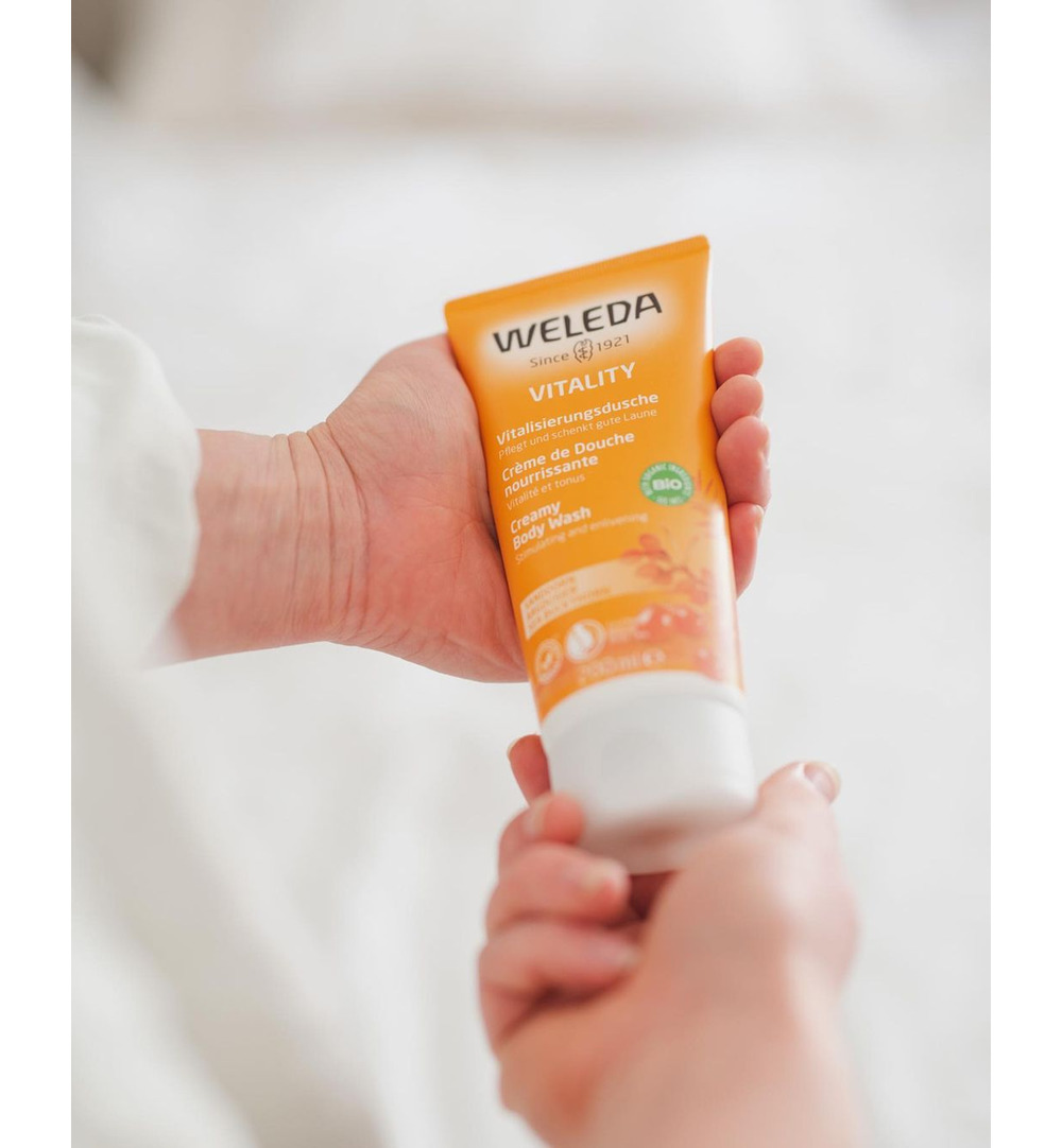 WELEDA Duindoorn vitaliserende douchecreme (200 ml)