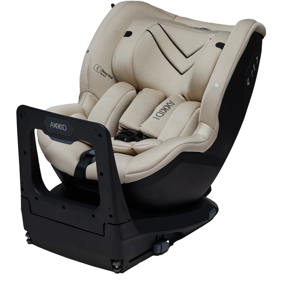 AXKID Kindersitz Spinkid i-Size Brick Melange