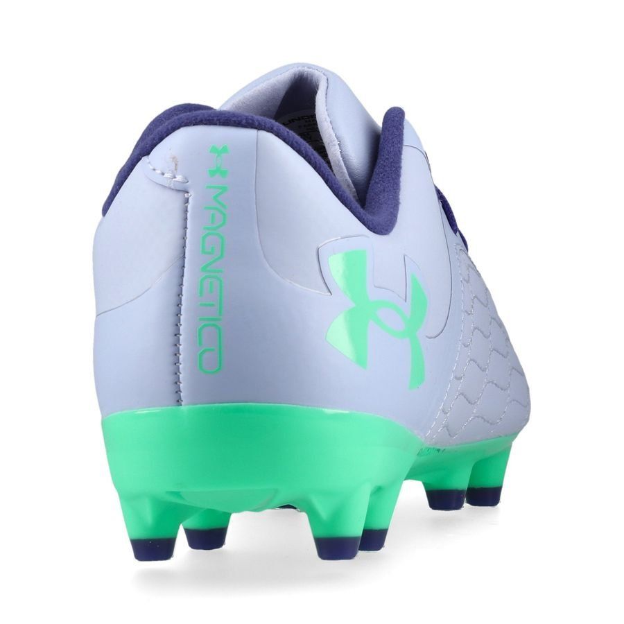 Under Armour Magnetico Select 3.0 FG - Violet/Vert Enfant