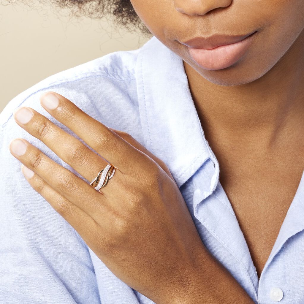Bague Nila Or Jaune Diamant