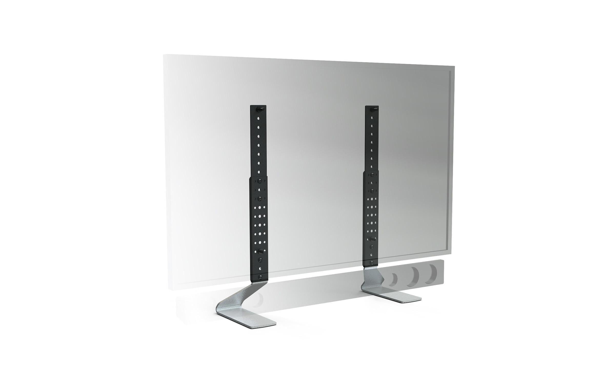 Standfuss FIT-UP Schwarz/SilberUniversal-Standfuss für Fernseher