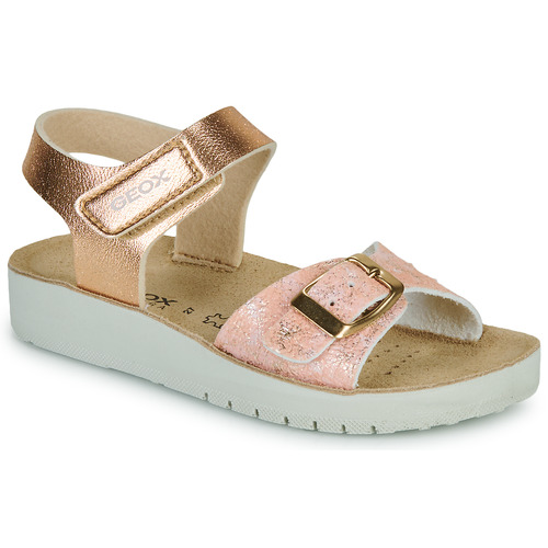 Geox - J SANDAL COSTAREI GI - Rose / Doré