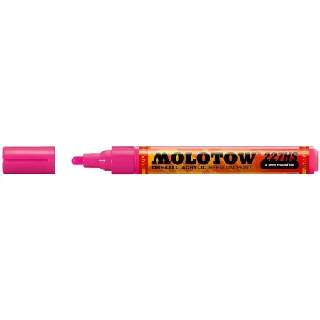 Molotow Permanentmarker ONE4ALL 227 HS, nachfüllbar, 4 mm, neonpink fluor