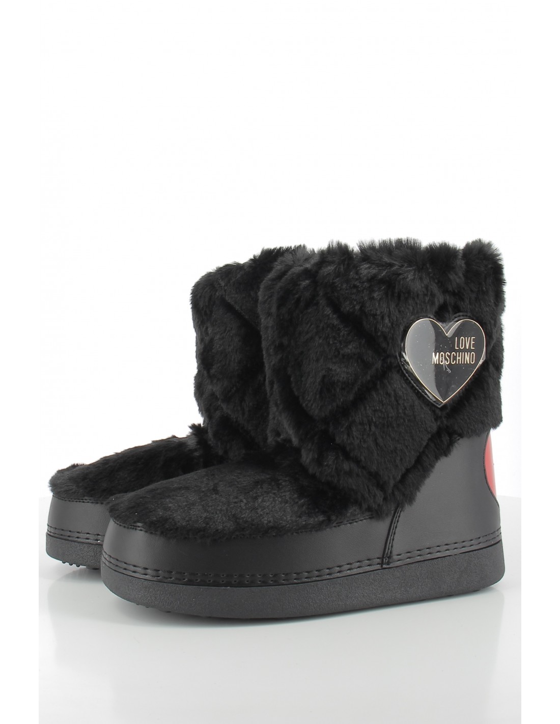 moschino love Boots Femme Après-Ski Noir