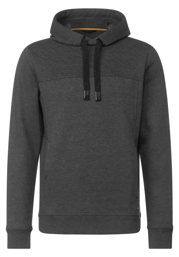 Pullover im Strukturmix - anthra grey melange