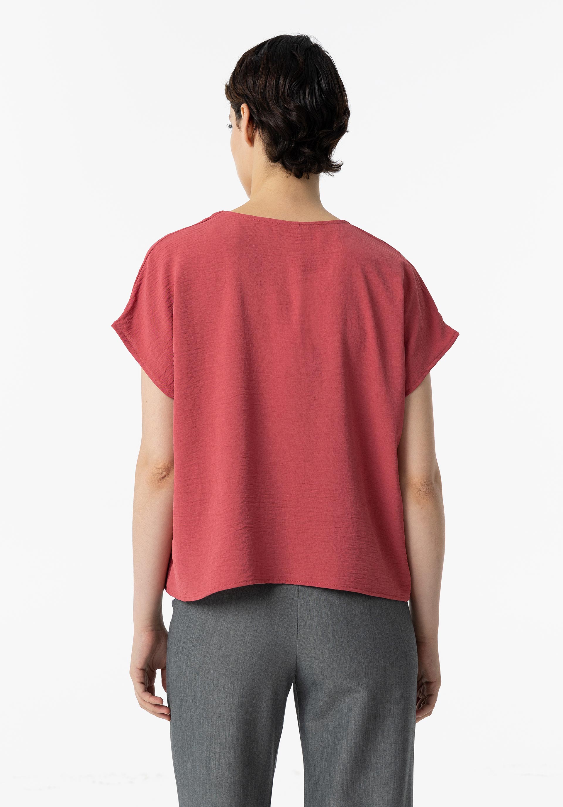 Blusa Efeito Enrugado