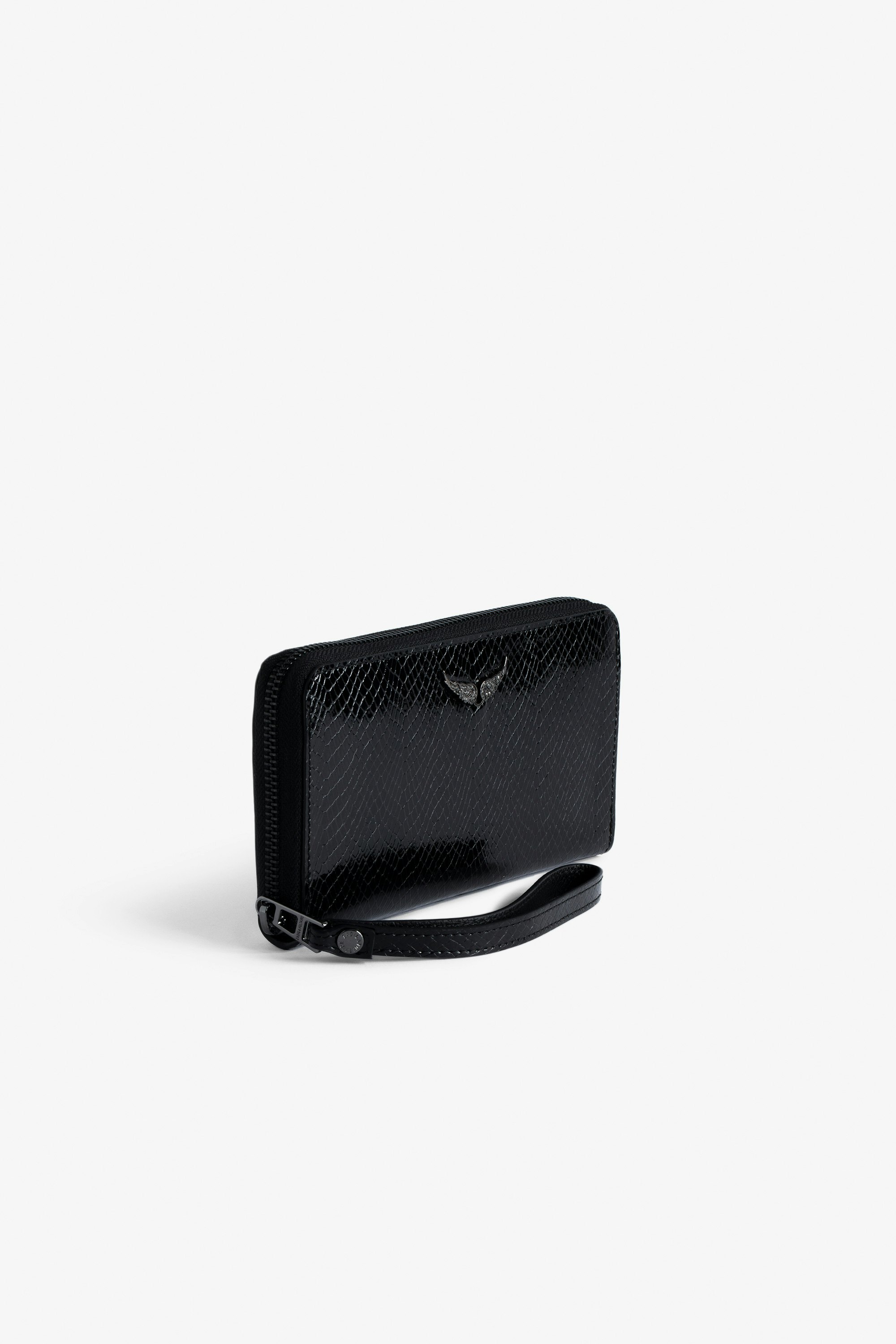 Portefeuille Compagnon Glossy Wild Embossé