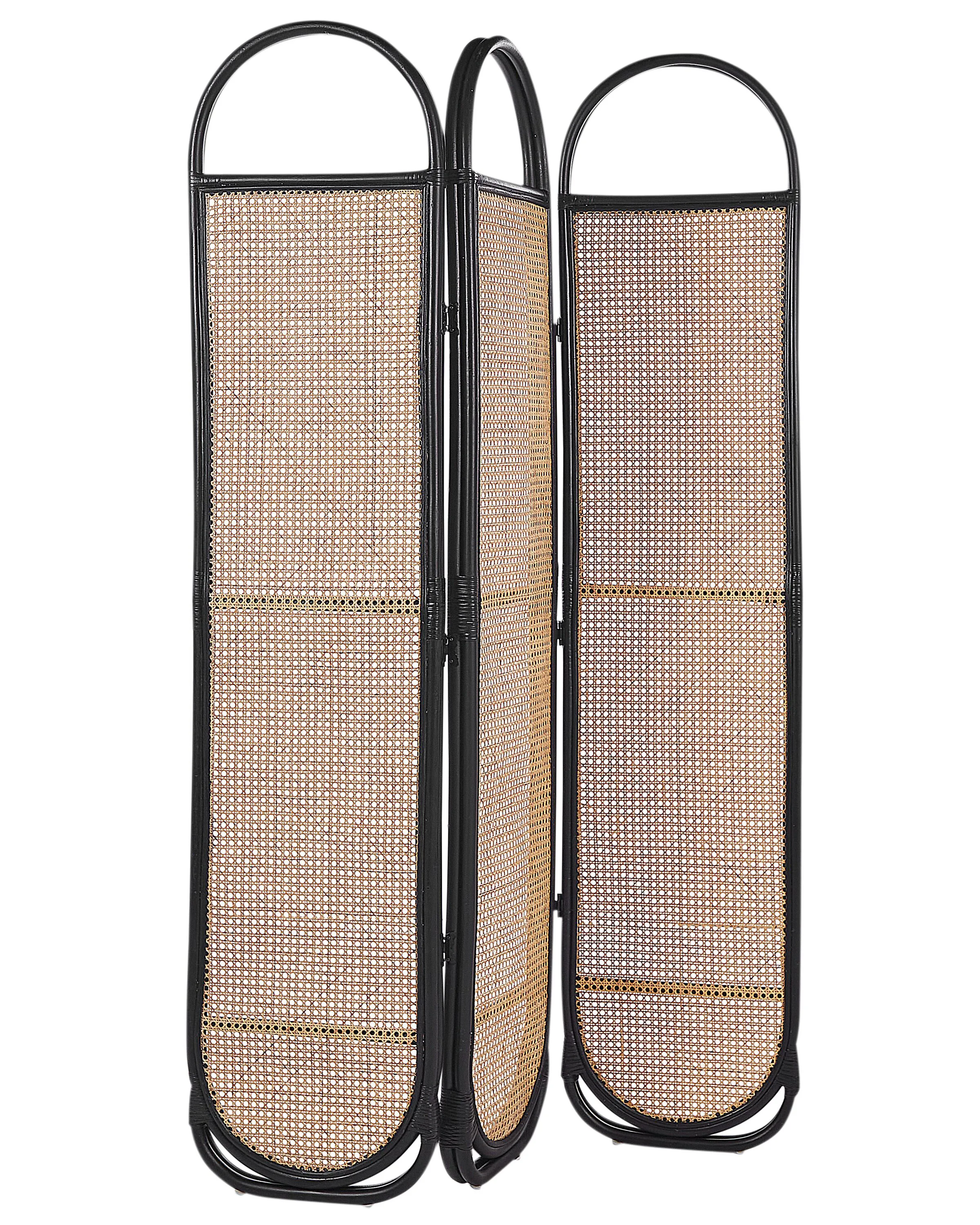 Roomdivider met 3 panelen CORTONA Lichtbruin 118 cm 180 cm