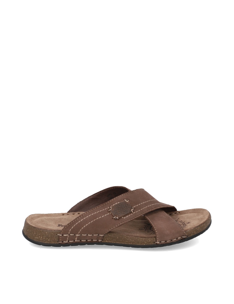 Glattleder Pantoffel