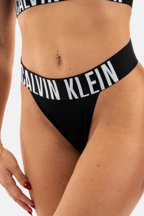 Culottes et strings calvin klein jeans high leg ub1 black