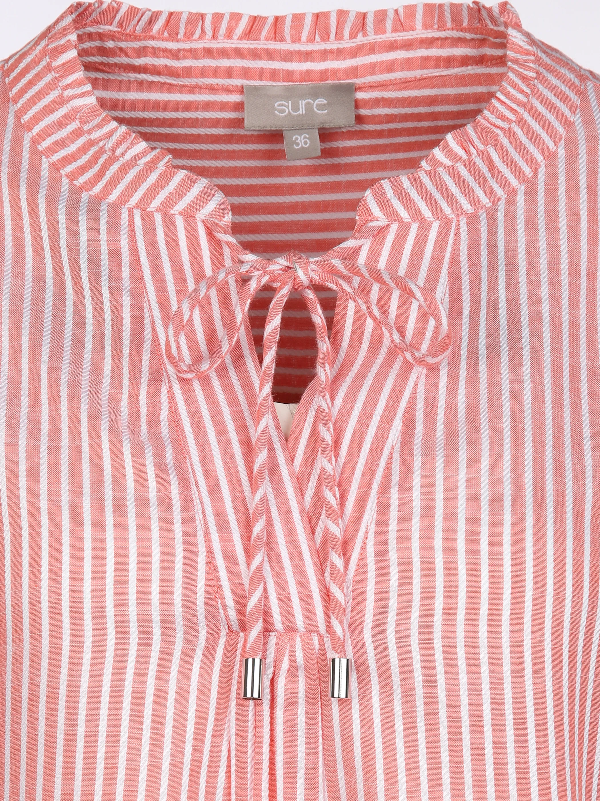 Damen Schlupfbluse mit Streifen