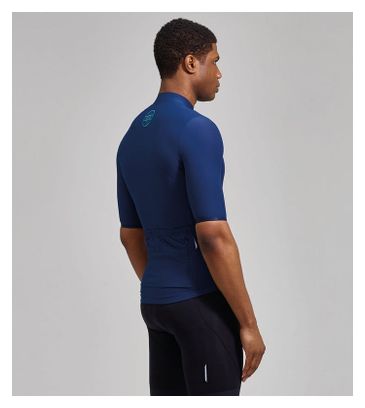 Maillot Manches Courtes Le Col Léger Hors Categorie Bleu Navy