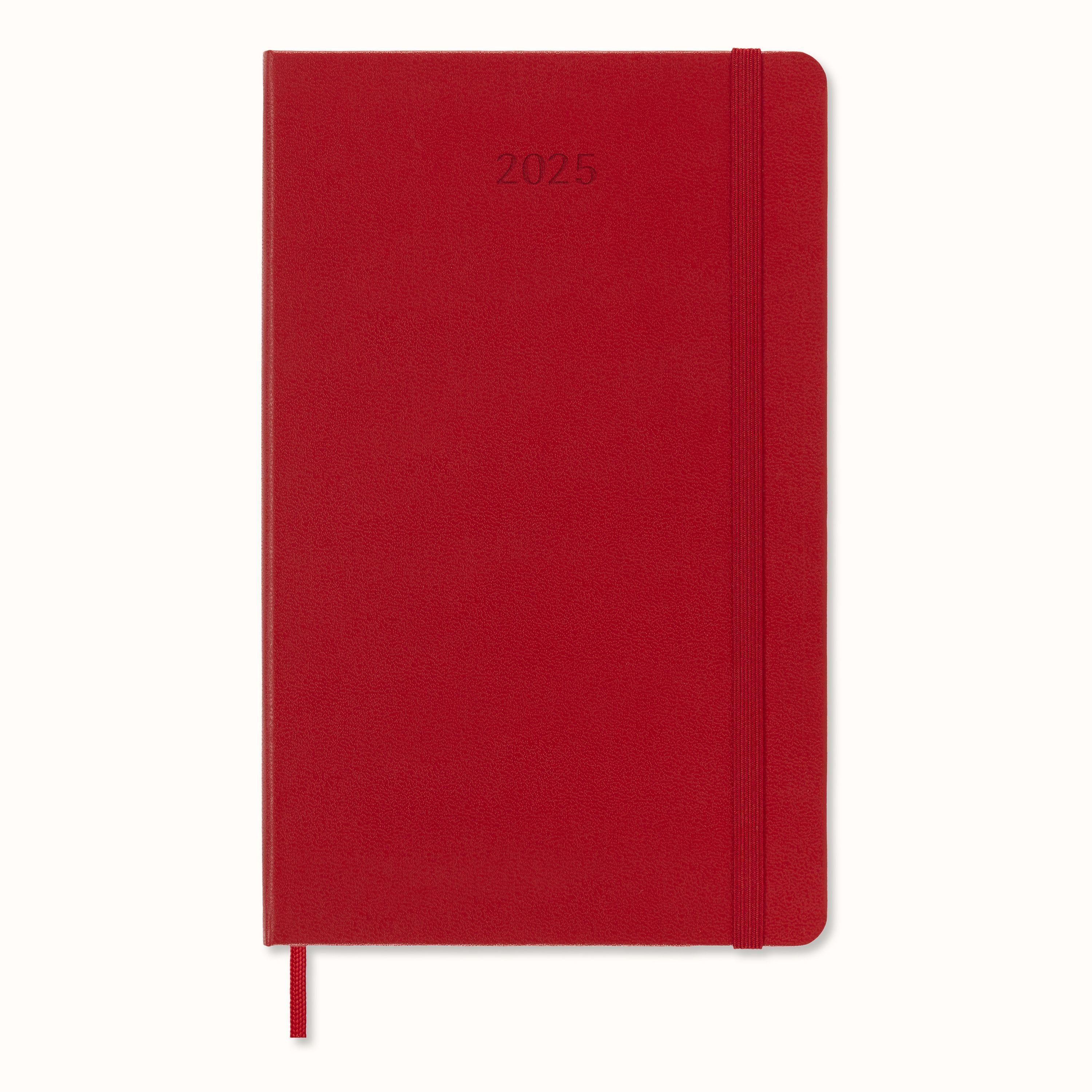 Moleskine 12 Monate Tageskalender 2025, Large/A5
