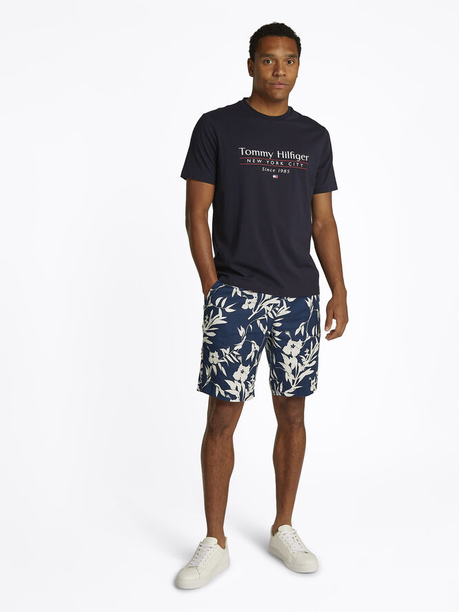Tommy Hilfiger HILFIGER CENTER STACK TEE Desert sky