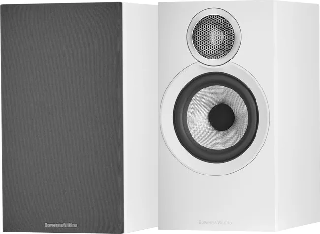 B&W 607 S3 Blanc mat (la paire) Enceintes bibliothèque