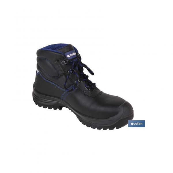 Cofan Bota de Pele Preta S-3 