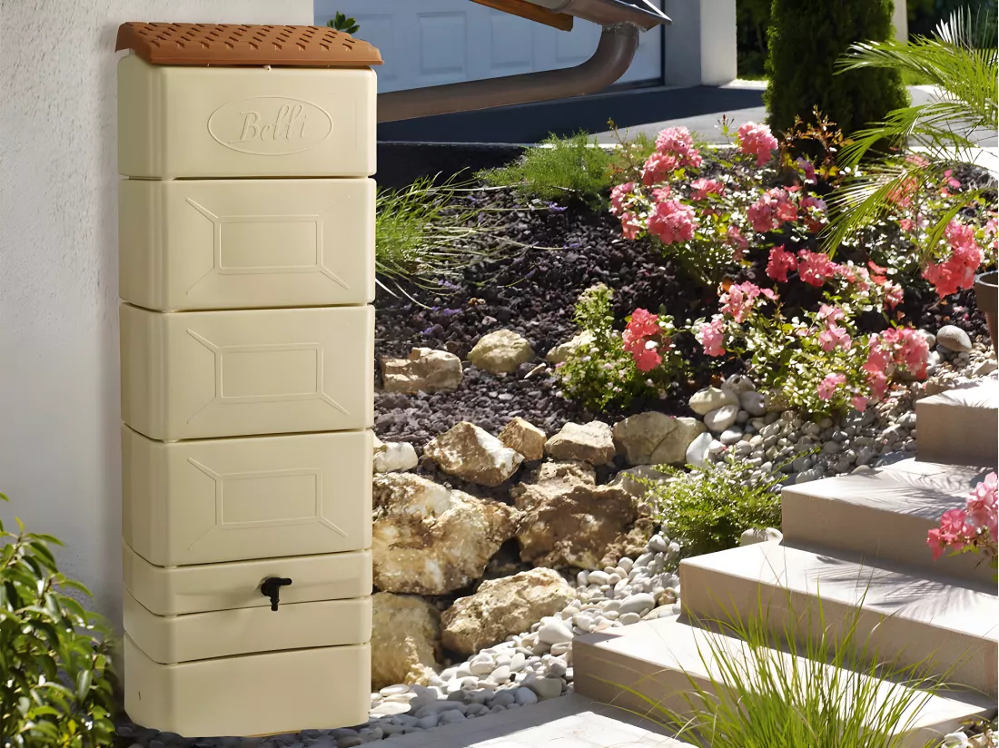 Récupérateur D'eau Mural 300l Avec Couvercle
