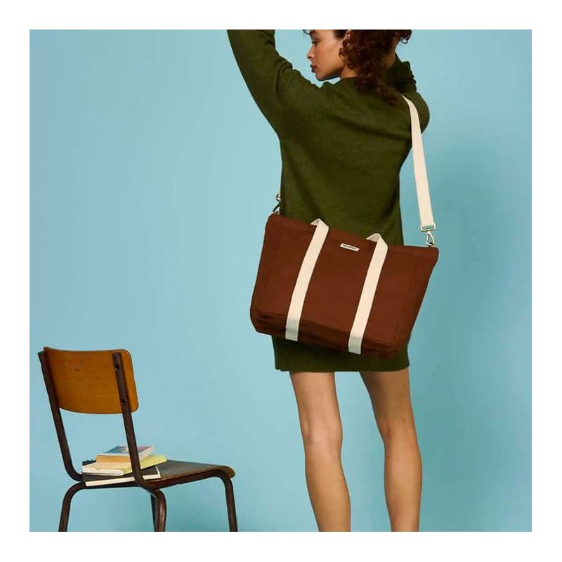 Sac Cabas Cesar 51 cm Chocolat