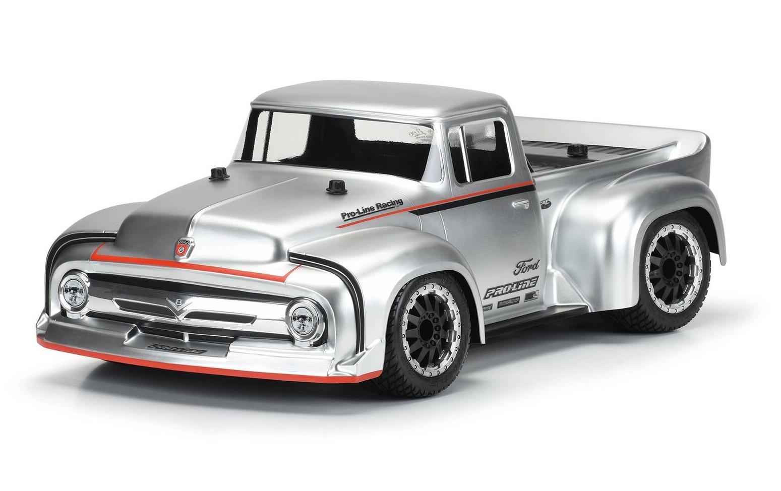 Karosserie Ford F-100 1956 unlackiert, 1:10Pro-Touring Street Truck Karosserie