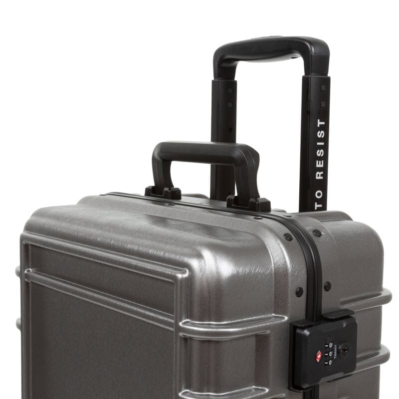 Eastpak Resist'R Case S Trolley 4 Wheels Brushed Metal