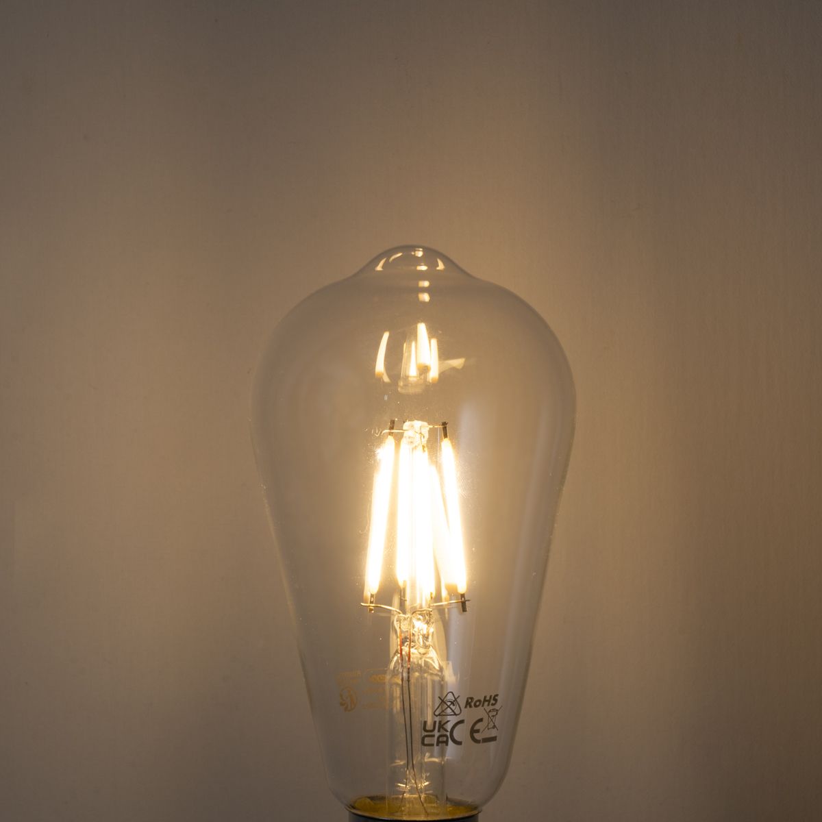 E27 LED lamp filament ST64 helder 4W 470 lm 2700K