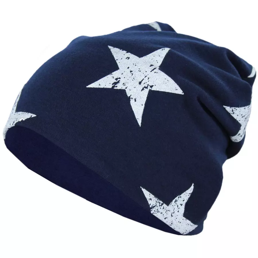 TupTam Unisex Kinder Beanie Mütze Schlauchschal Set blauweiß