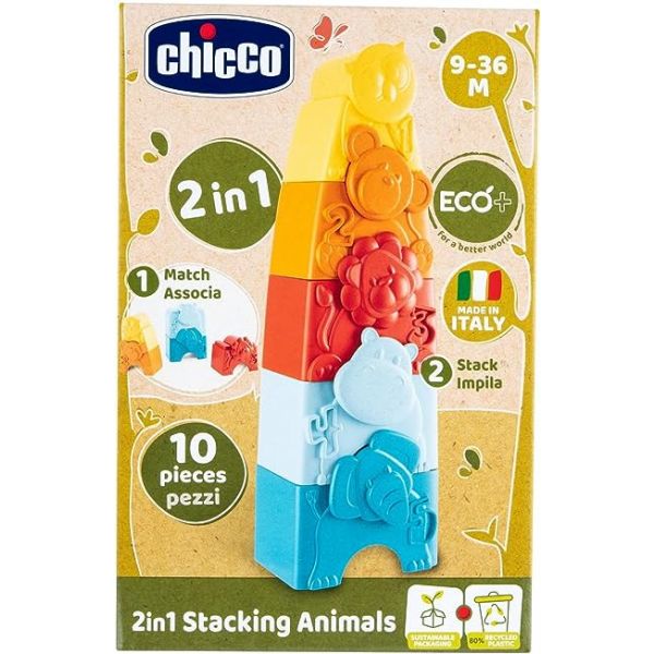 Chicco Animais Empilháveis 2 em 1
