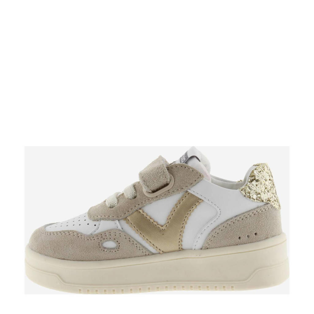Victoria sneakers beige/wit
