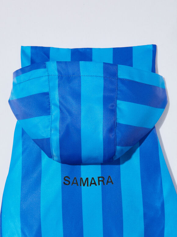 Chubasquero Personalizable Para Perros - Azul