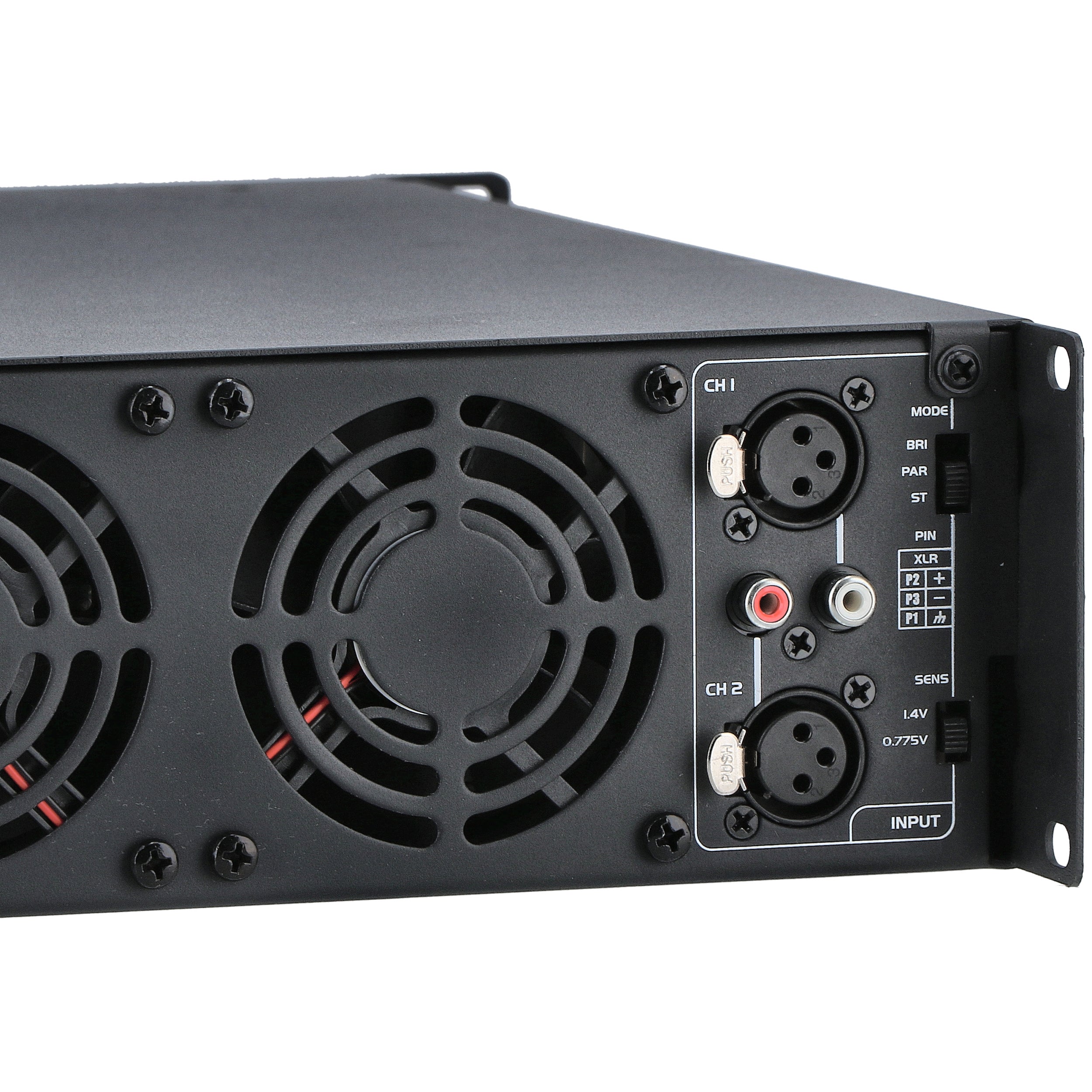 Devine MX-2000 2-kanaals PA-eindversterker 2x 1000W @ 8 Ohm