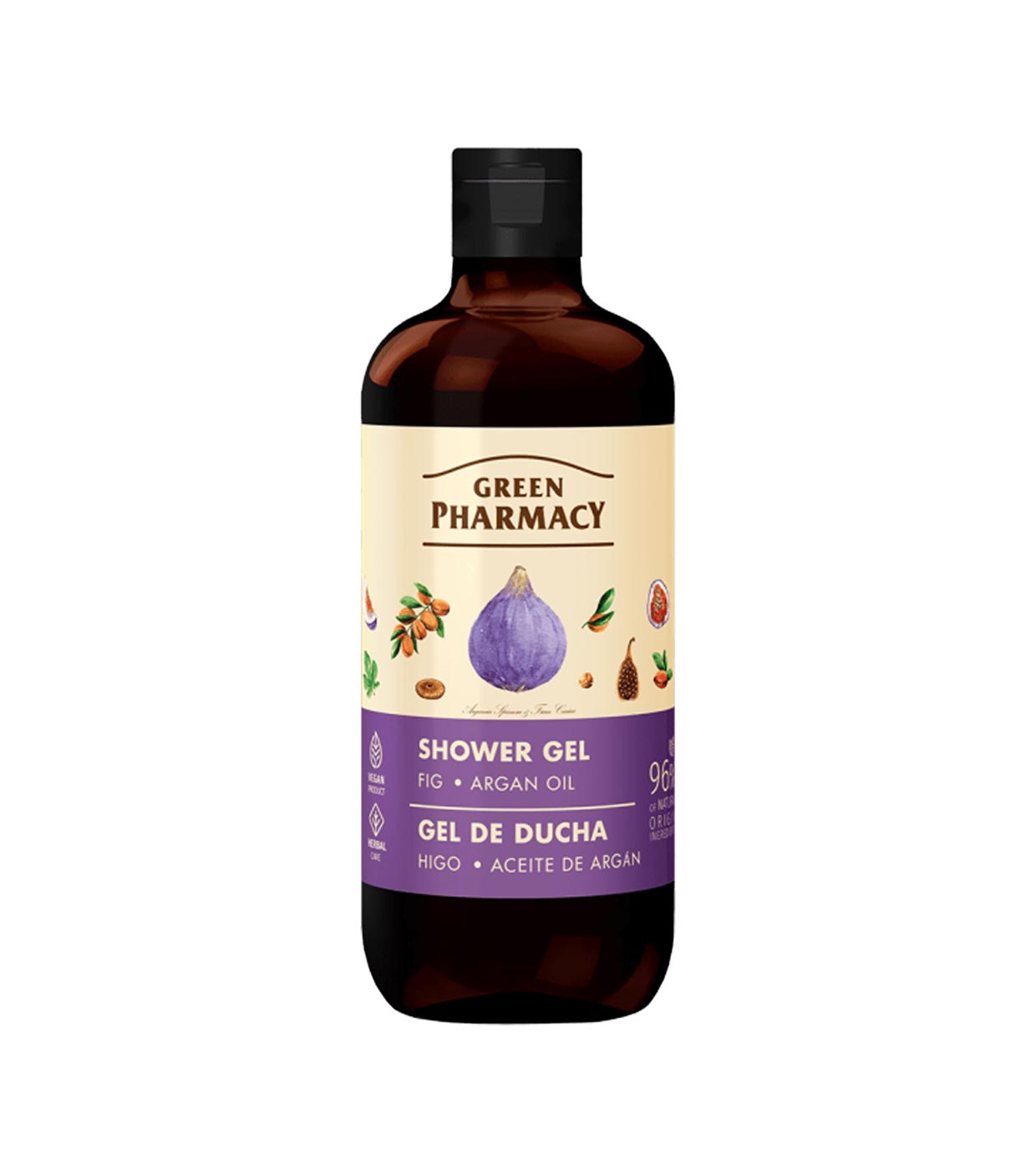 Green Pharmacy - Gel de Banho - Óleo de Figo e Argan