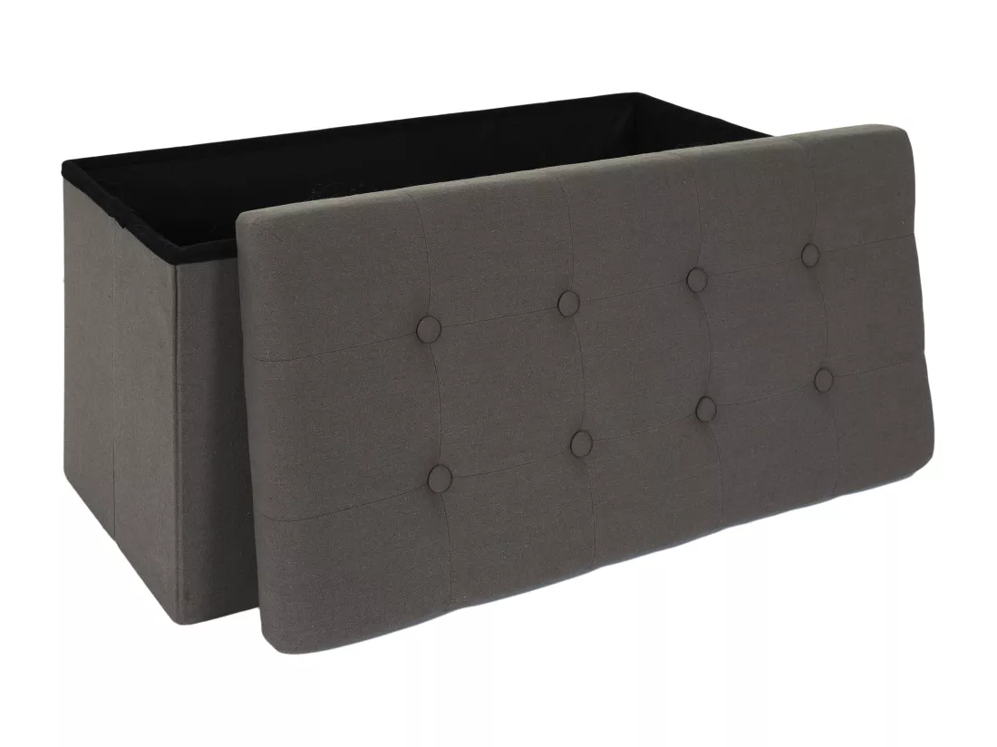 Coffre Banc Pliable Eleonor Gris