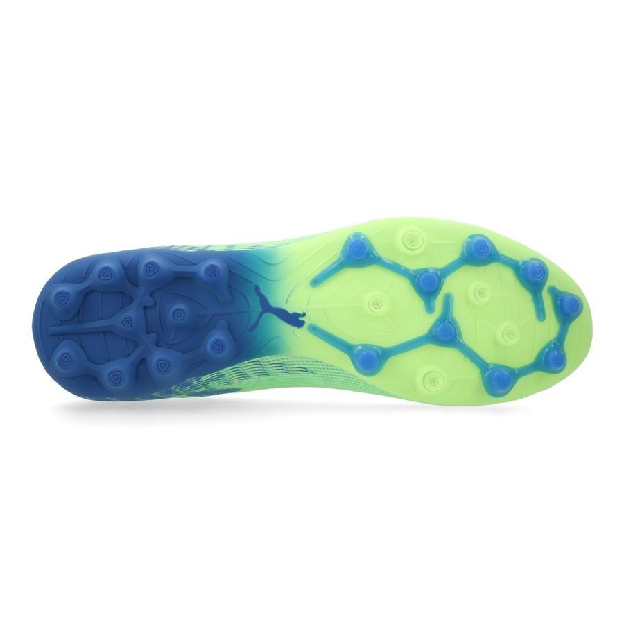 PUMA Ultra 5 Ultimate MG Lights Out - Fizzy Apple/Blanc/Bleu