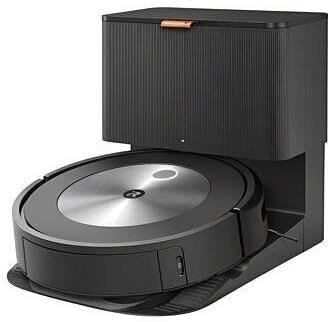 iRobot® Roomba® j7+ WLAN-fähiger Saugroboter mit automatischer Absaugstation, Kartierung und Zwei Gummibürsten für alle Böden -Objekterkennung und -vermeidung - Lernt und kartiert