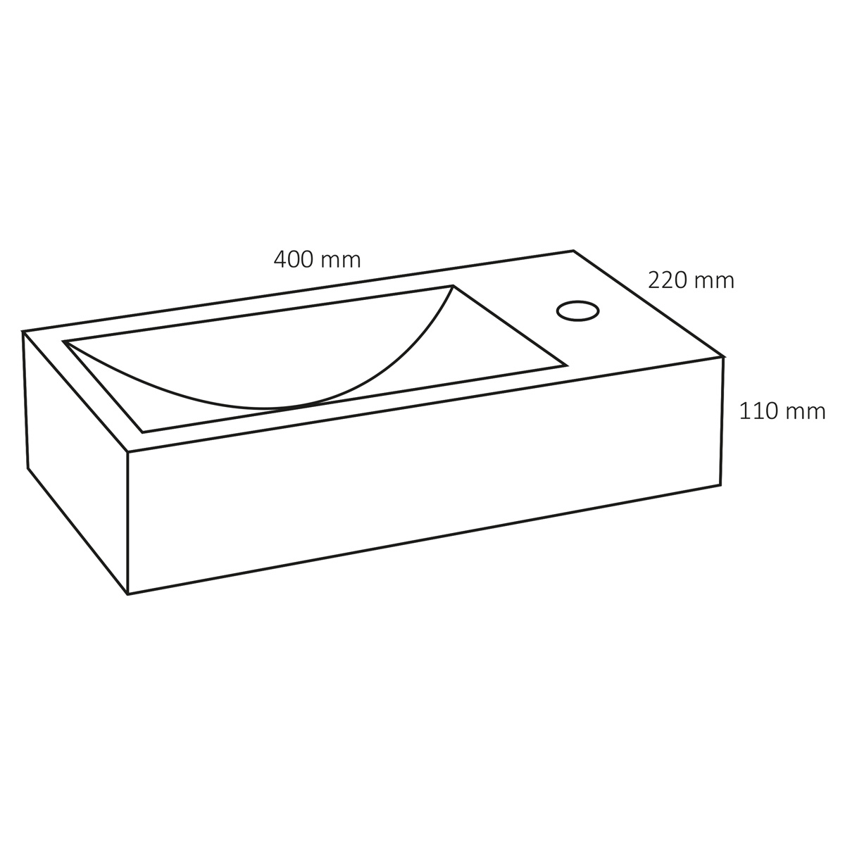 Differnz Hura fontein limestone 40x22cm grijs
